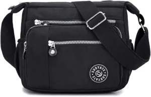 Carryall Bag 28, B4/black Crossbody Bags for Women Pocketbooks Soft Pu Leather Purses and Handbags Multi Pocket Shoulder Bag