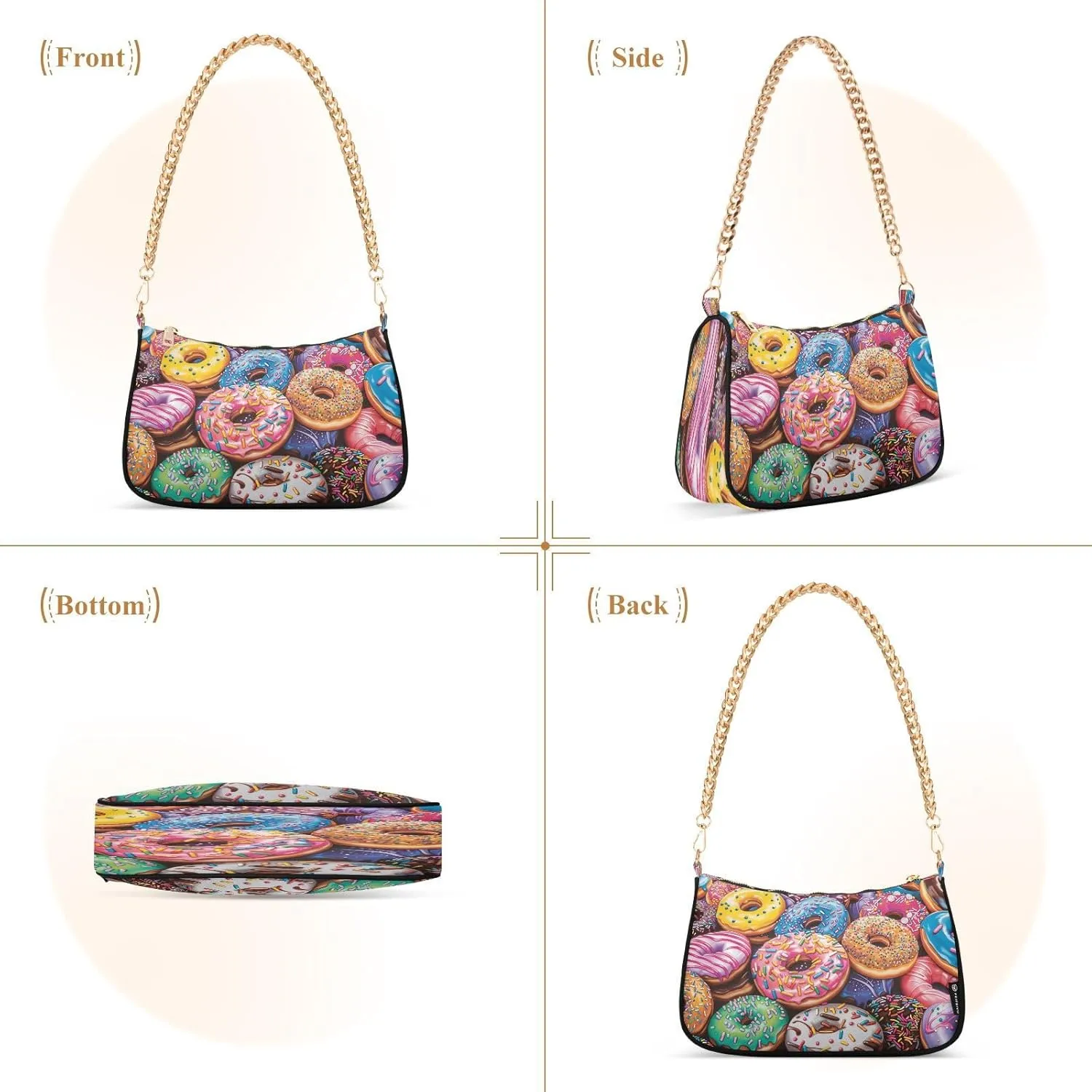Cartoon Fire Trucks Mini Clutch Purses for Women, Trendy Handbags