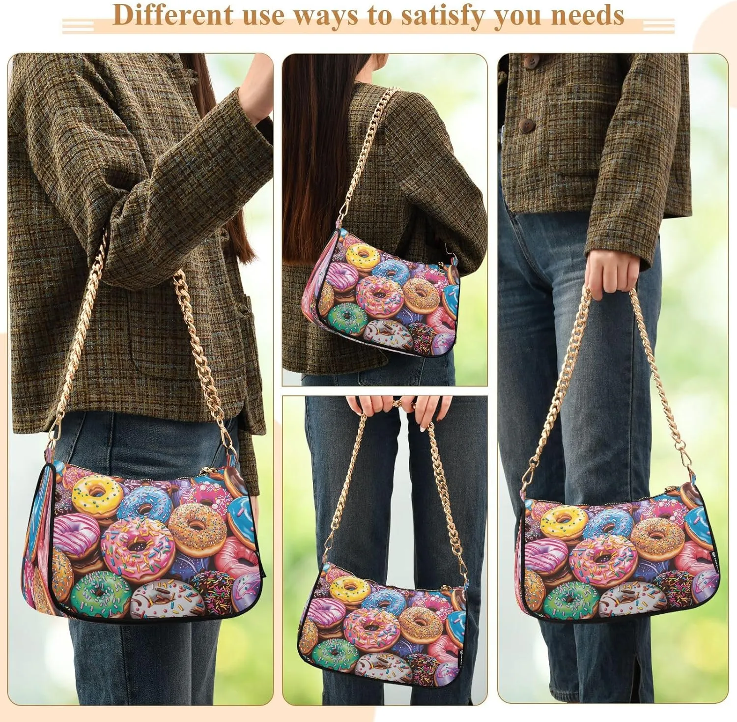 Cartoon Fire Trucks Mini Clutch Purses for Women, Trendy Handbags