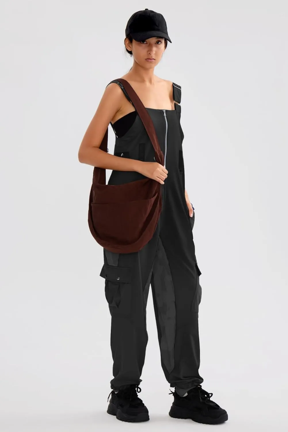 CHERFLY Jumpsuits for Women Summer Casual Baggy Overalls Adjustable Straps Outfits 2025