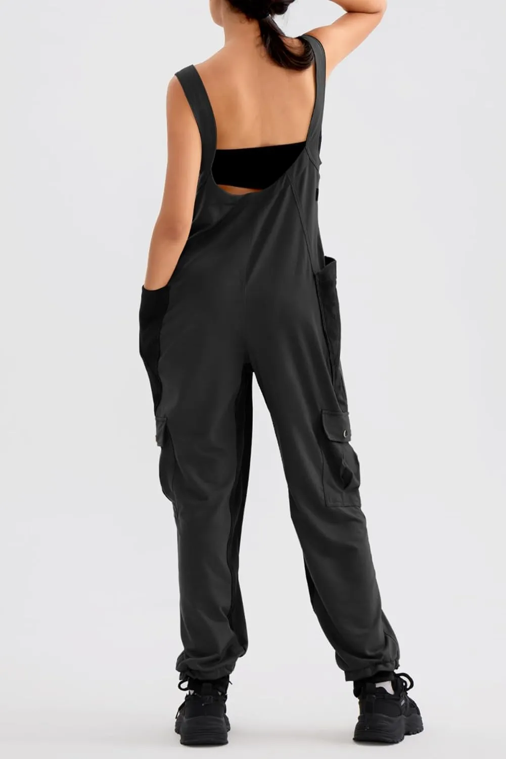 CHERFLY Jumpsuits for Women Summer Casual Baggy Overalls Adjustable Straps Outfits 2025