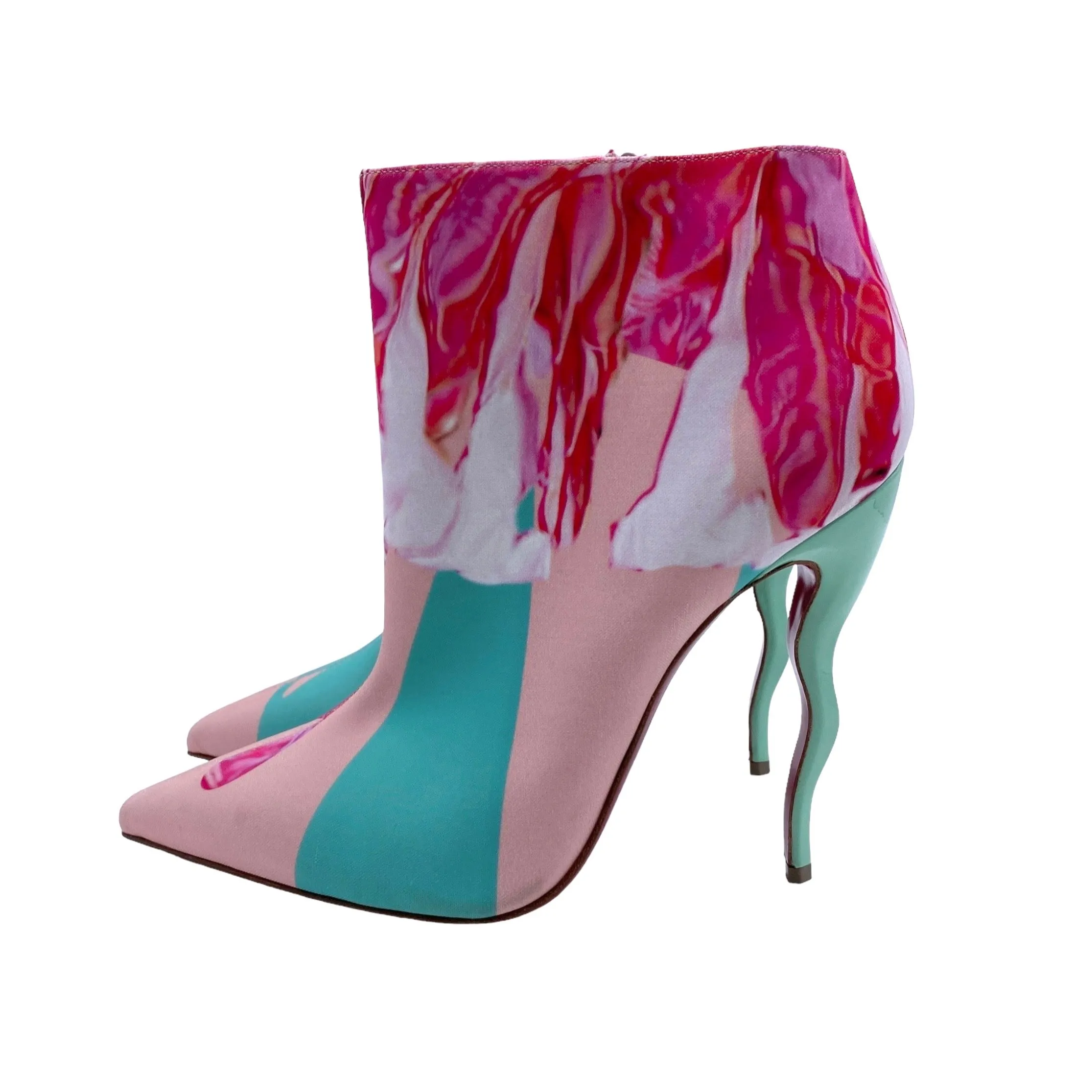 CHRISTIAN LOUBOUTIN SO KATE WAWY HEEL BOOTS EU 40/ UK 7