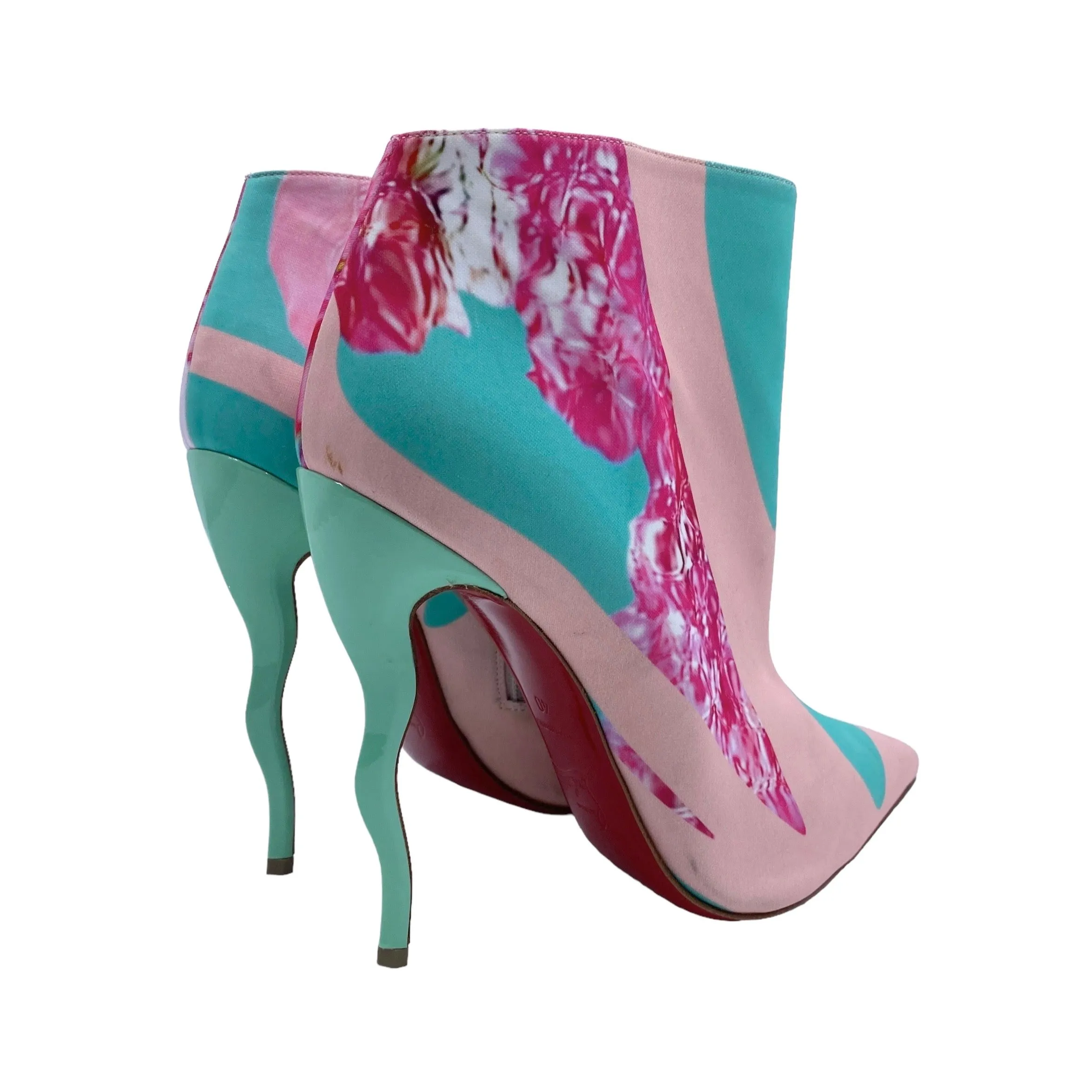 CHRISTIAN LOUBOUTIN SO KATE WAWY HEEL BOOTS EU 40/ UK 7