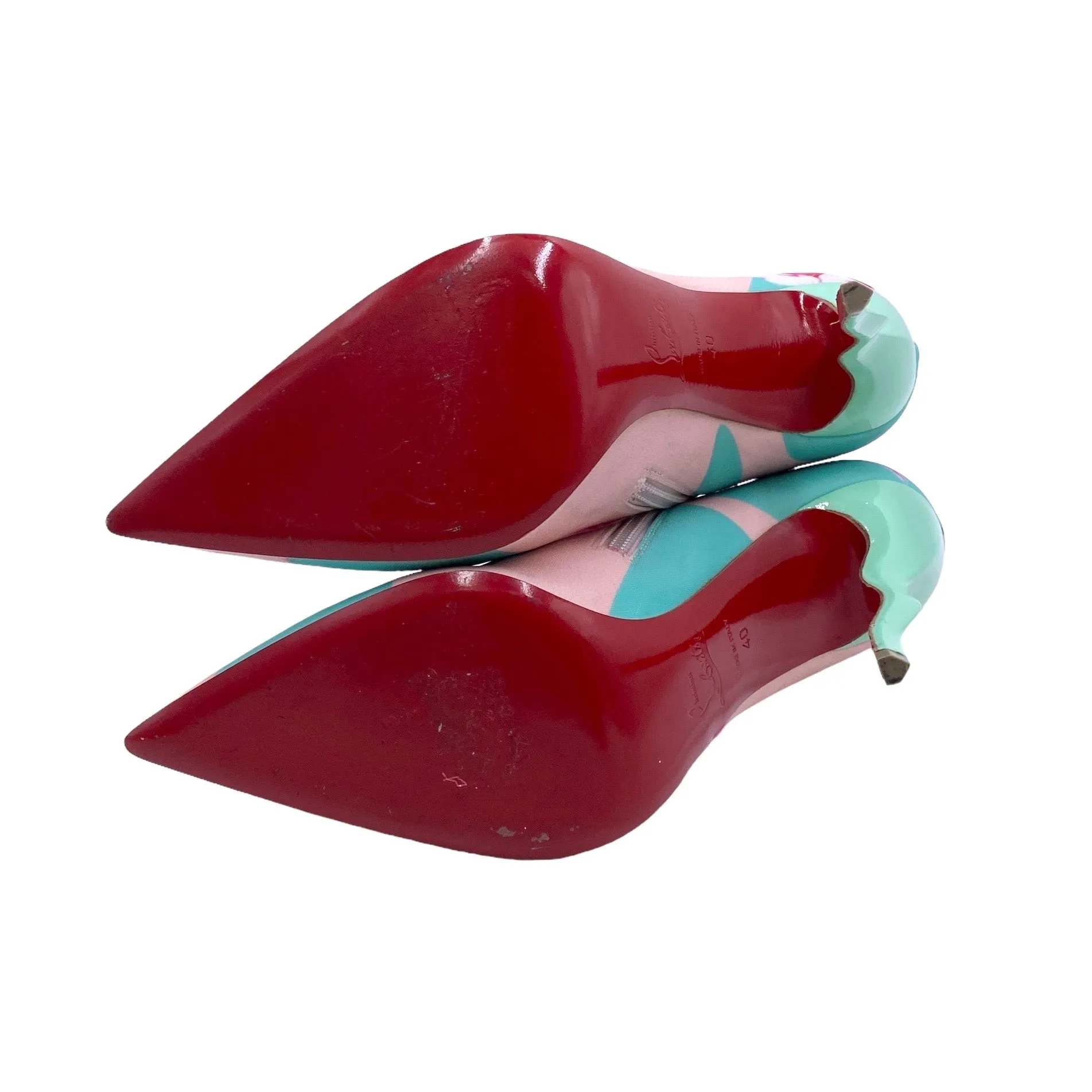 CHRISTIAN LOUBOUTIN SO KATE WAWY HEEL BOOTS EU 40/ UK 7
