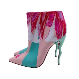 CHRISTIAN LOUBOUTIN SO KATE WAWY HEEL BOOTS EU 40/ UK 7