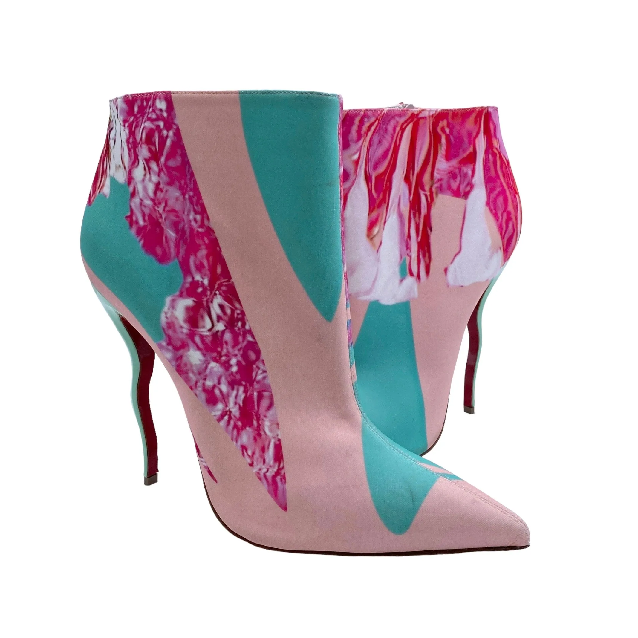 CHRISTIAN LOUBOUTIN SO KATE WAWY HEEL BOOTS EU 40/ UK 7