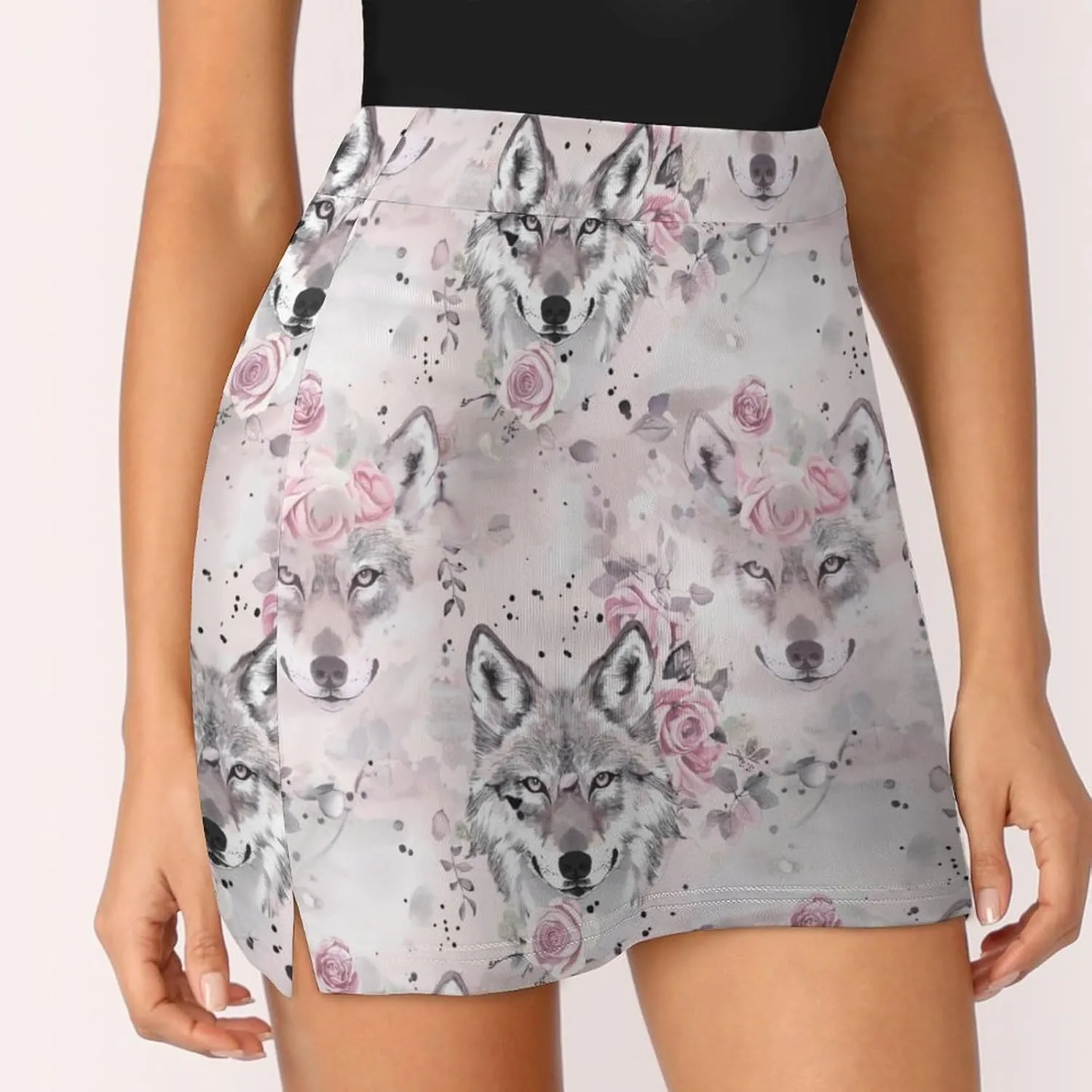 Christmas Tree Tennis Skirts for Women with Pockets High Waisted Athletic Golf Skorts Skirts A-Line Mini Short Skirt