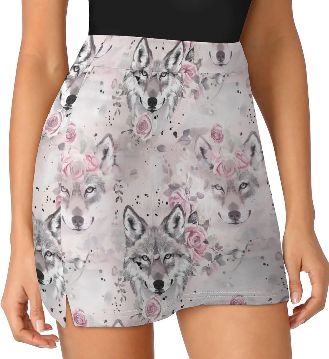 Christmas Tree Tennis Skirts for Women with Pockets High Waisted Athletic Golf Skorts Skirts A-Line Mini Short Skirt