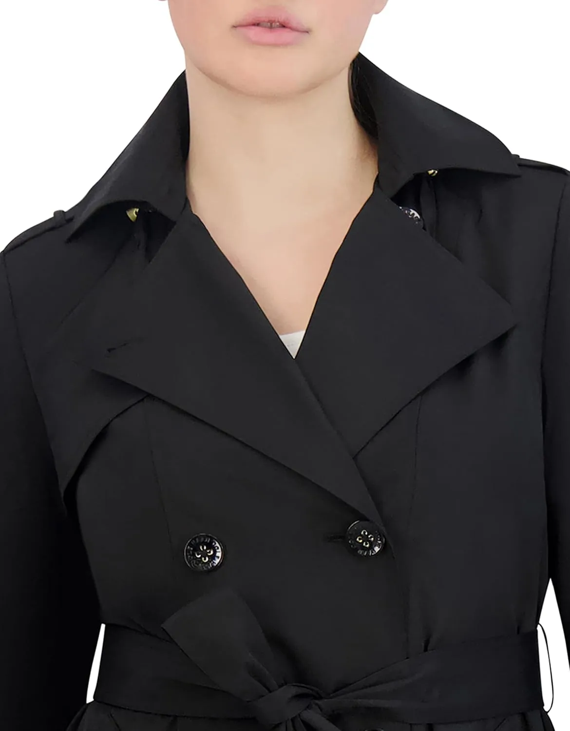 Cole Haan Women's Double Breasted Trench Coat