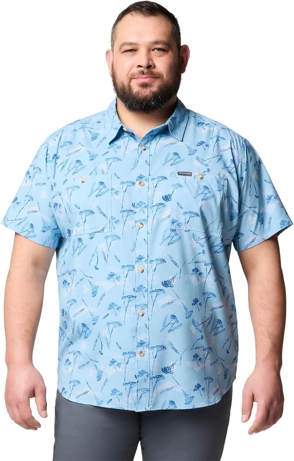 Columbia Men's Utilizer Printed Woven Short Sleeve