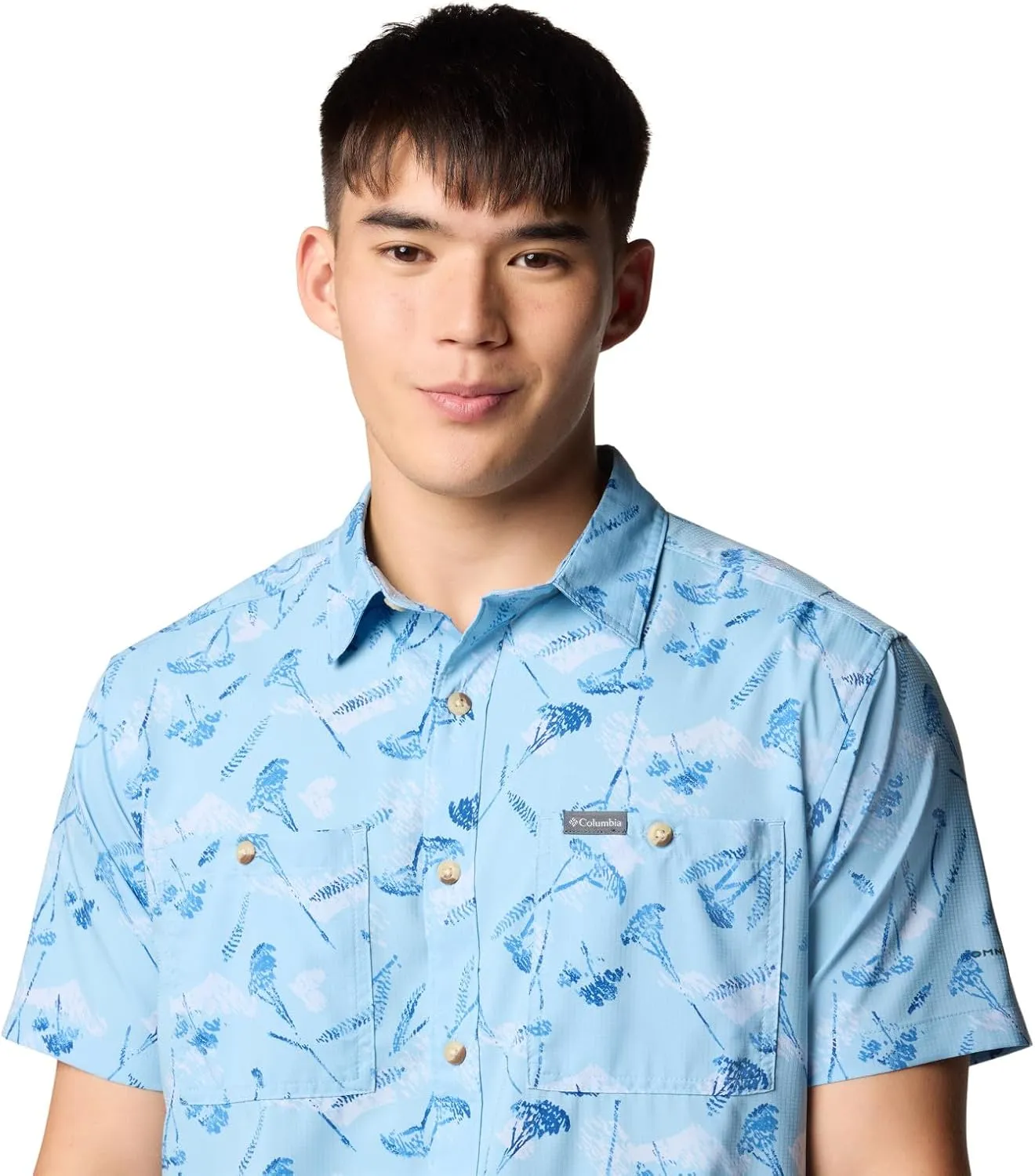 Columbia Men's Utilizer Printed Woven Short Sleeve