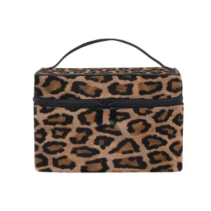 Cosmetic Bag Makeup toiletry Bag Leopard Print Travel Case Organizer for Women