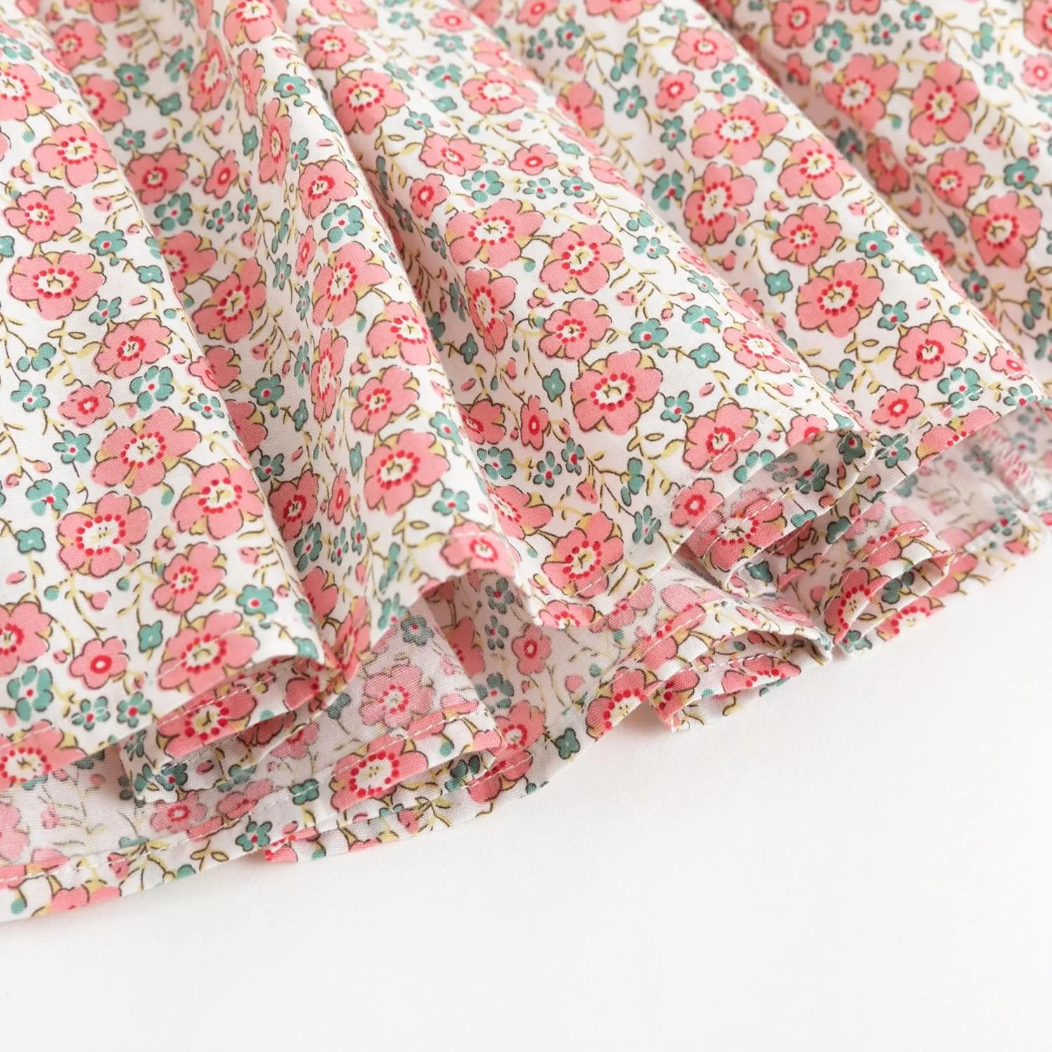 Curipeer Toddler Girls Short Ruffle High Waisted Floral Pleated Skirts 18M-8T
