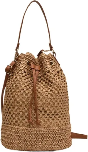 Cute Purse Trendy 2025 Summer Y2k Beach Crochet Bucket Bags Small Crossbody Purses Women