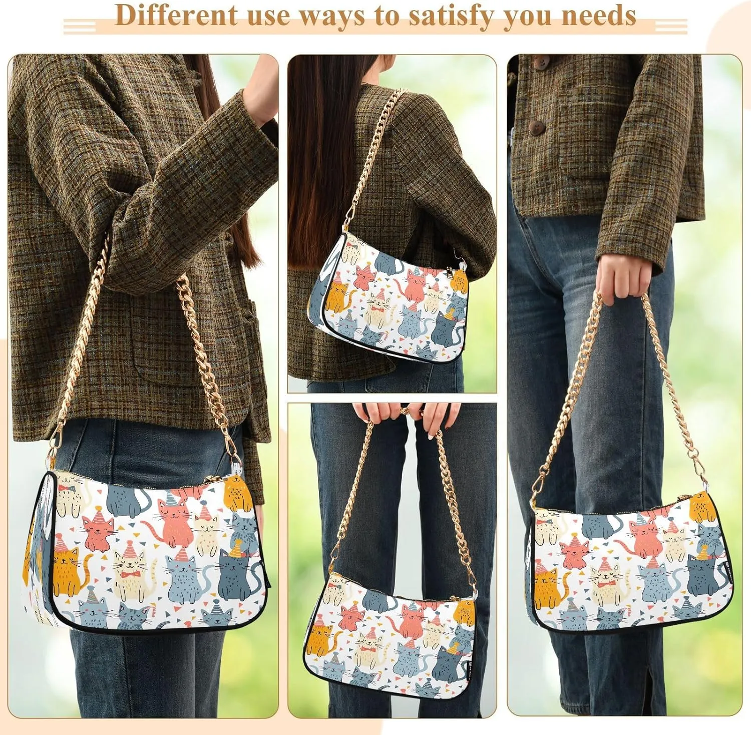 Cute Squirrel Hand Bag for Women, Purses for Women Trendy
