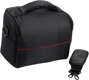DOITOOL Camera Case Shoulder Bag Padded Crossbody Camera Storage Bag for DSLR Mirrorless Cameras Durable Construction with Shockproof Lining Fits Camera Lenses Accessories