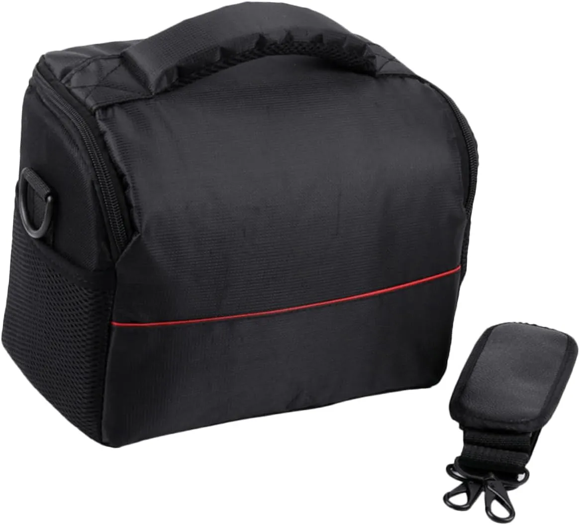 DOITOOL Camera Case Shoulder Bag Padded Crossbody Camera Storage Bag for DSLR Mirrorless Cameras Durable Construction with Shockproof Lining Fits Camera Lenses Accessories