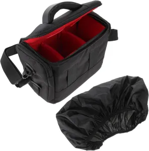 Dslr Camera Bag Lightweight Protective Camera Case Zipped Closure Adjustable Strap Waterproof Shockproof