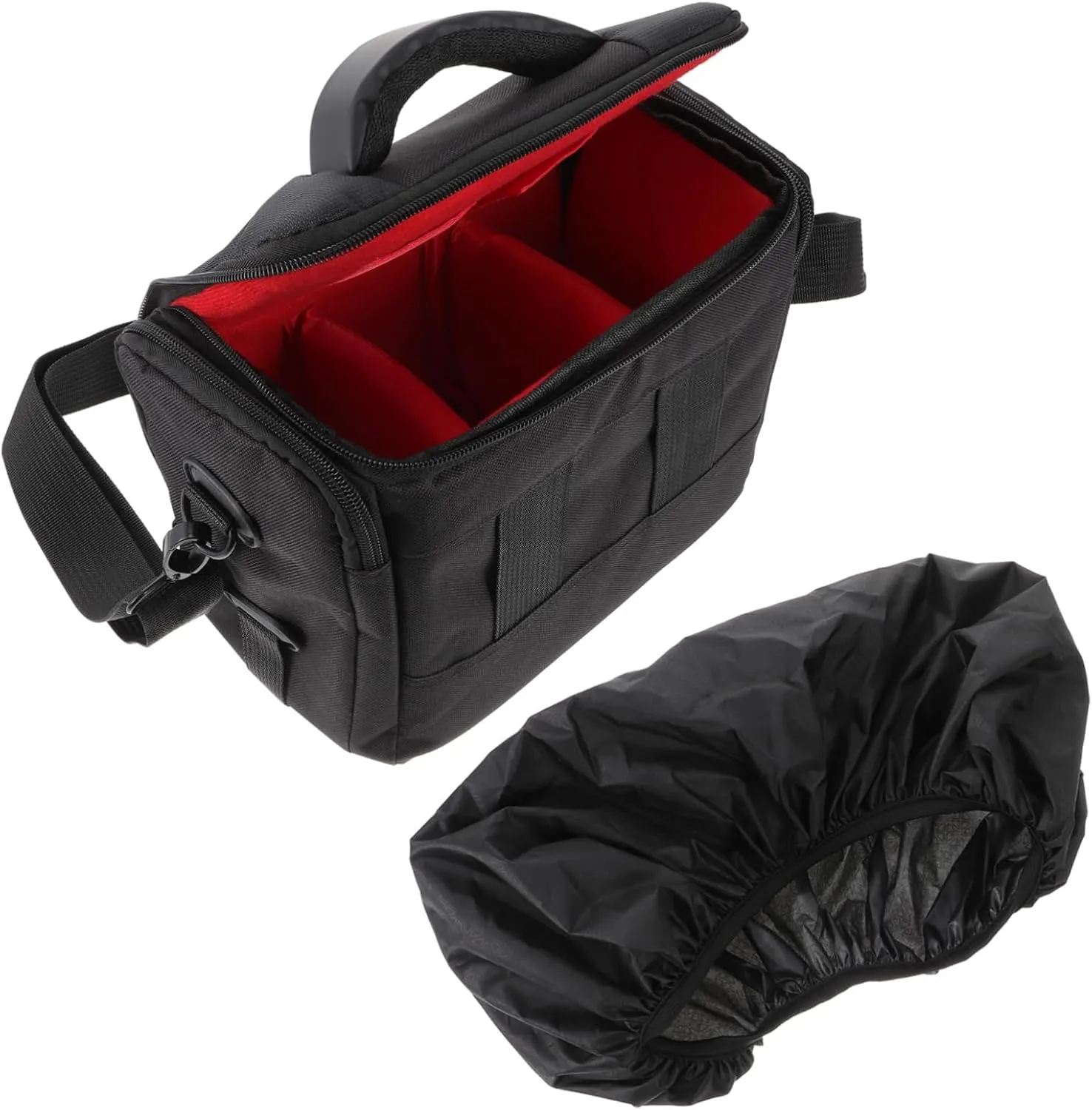 Dslr Camera Bag Lightweight Protective Camera Case Zipped Closure Adjustable Strap Waterproof Shockproof