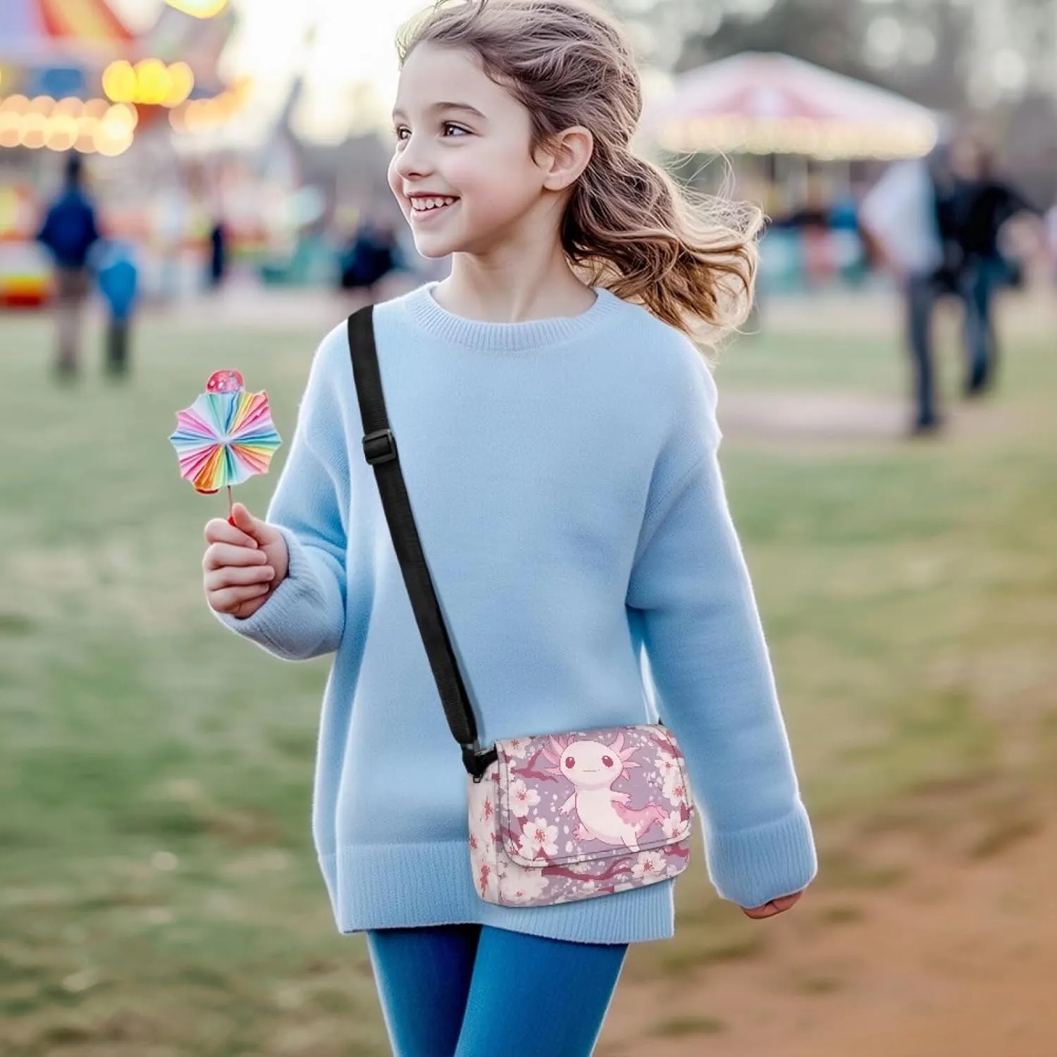 Fanny Pack for Girls Crossbody Purse Bags Gifts for Kids Teen Messenger Shoulder Bag Handbag