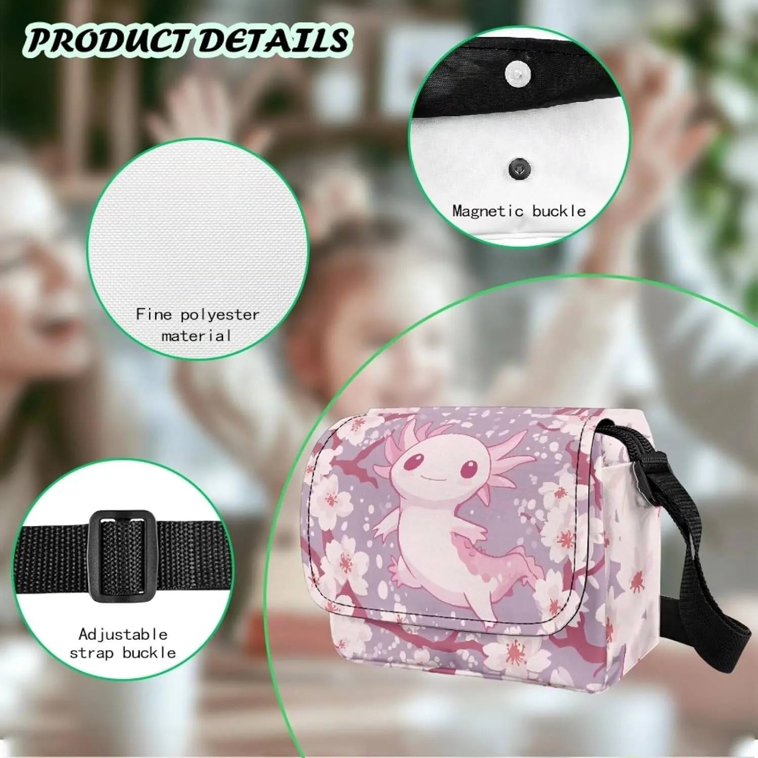 Fanny Pack for Girls Crossbody Purse Bags Gifts for Kids Teen Messenger Shoulder Bag Handbag