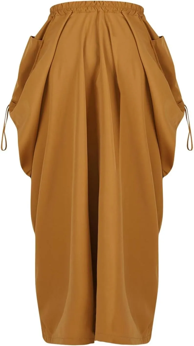 for Women Maxi Long Midi Knee High Loose Fit High Cut Plain Skirt Women 2025 Y2K