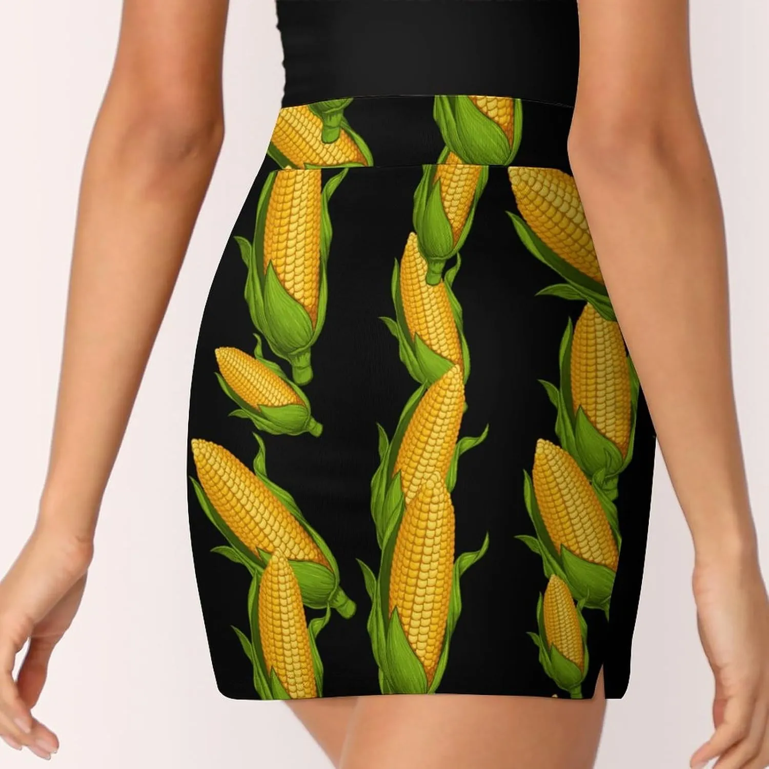 Fresh Corn Women's Skort Athletic Skirt Golf Skorts A-line Skirts with Built-in Shorts Pockets