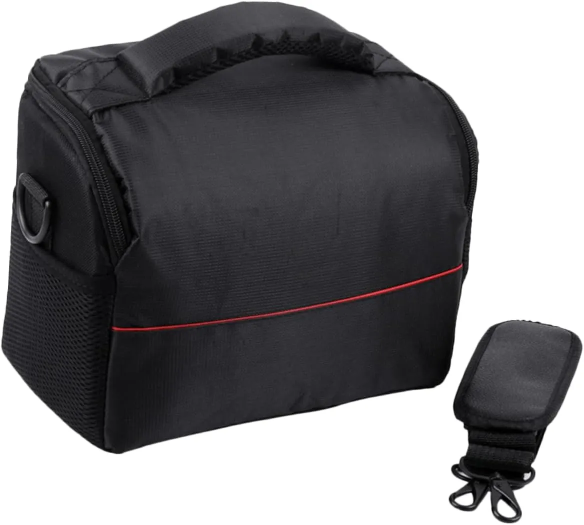 Gadpiparty Camera Storage Bag for Dslr Anti-shock Camera Case Mesh Pocket Lightweight Nylon Shoulder Bag for