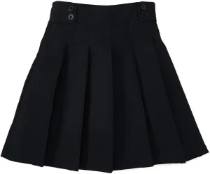 Girl Pleated Uniform Skirt Scooter Size 5-16 Navy Khaki Black Hunter Green