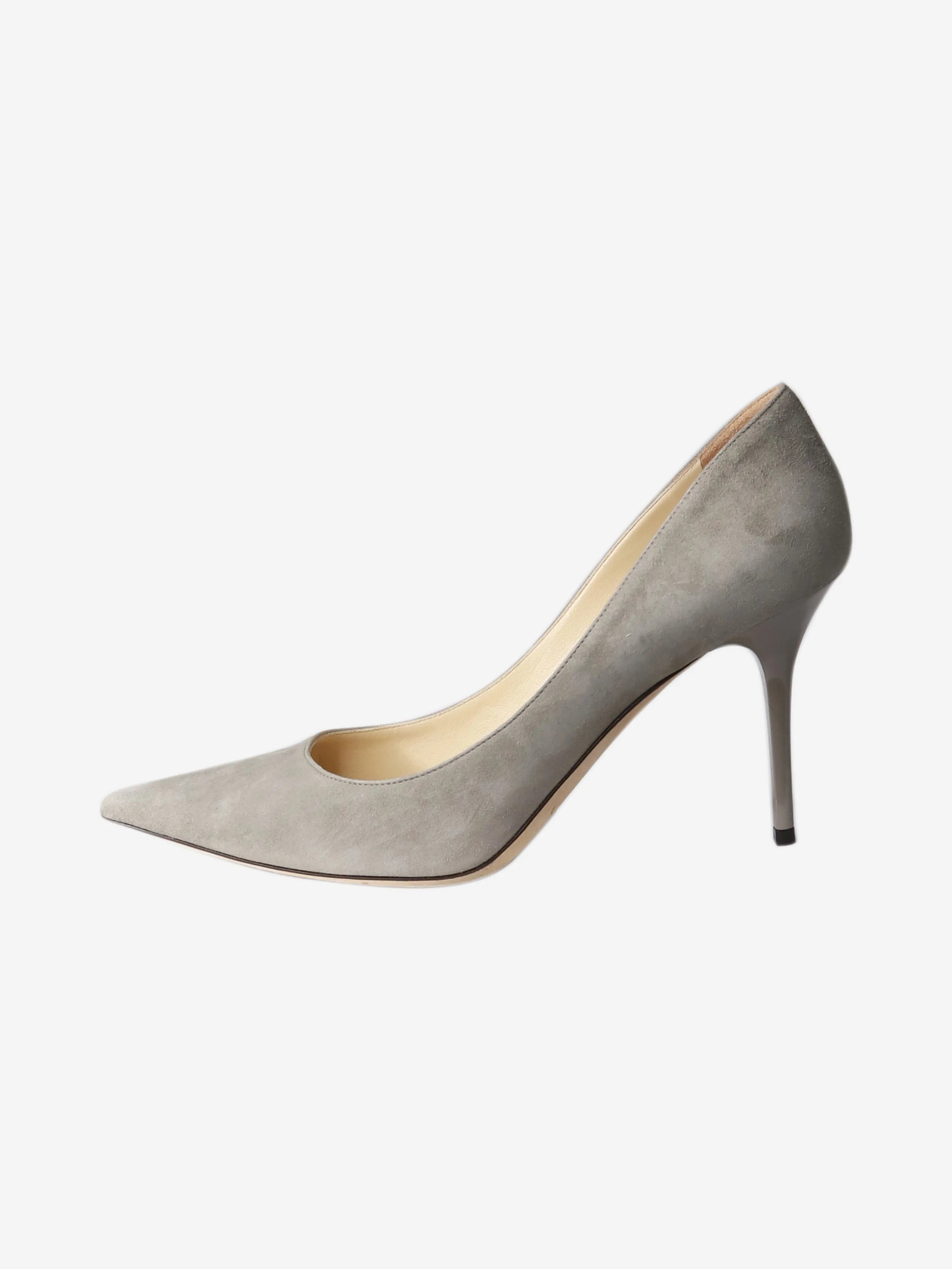 Grey suede pumps - size EU 39