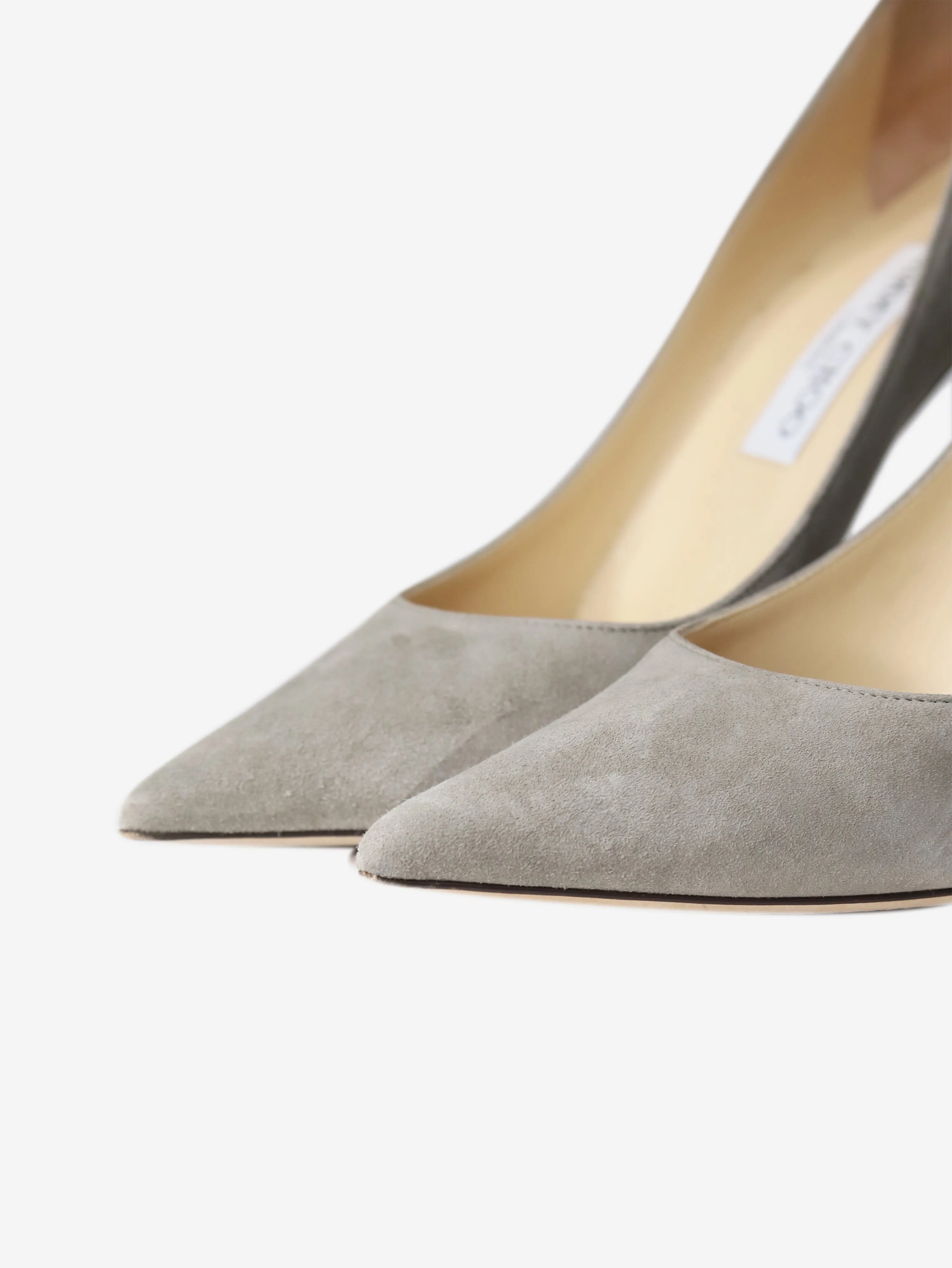 Grey suede pumps - size EU 39