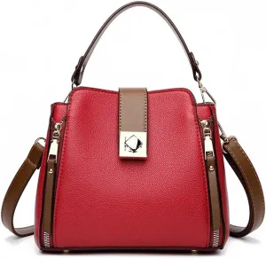 HBJWOV Handbag for Women PU Leather Bucket Shuolder Bag Handle Bag Shopping Crossbody Bag