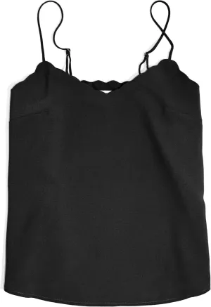 J.Crew Mercantile Women's Spaghetti Strap Scallop Cami