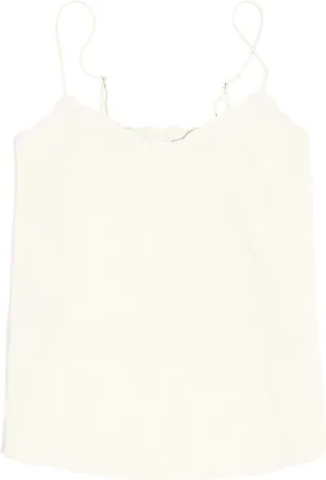 J.Crew Mercantile Women's Spaghetti Strap Scallop Cami