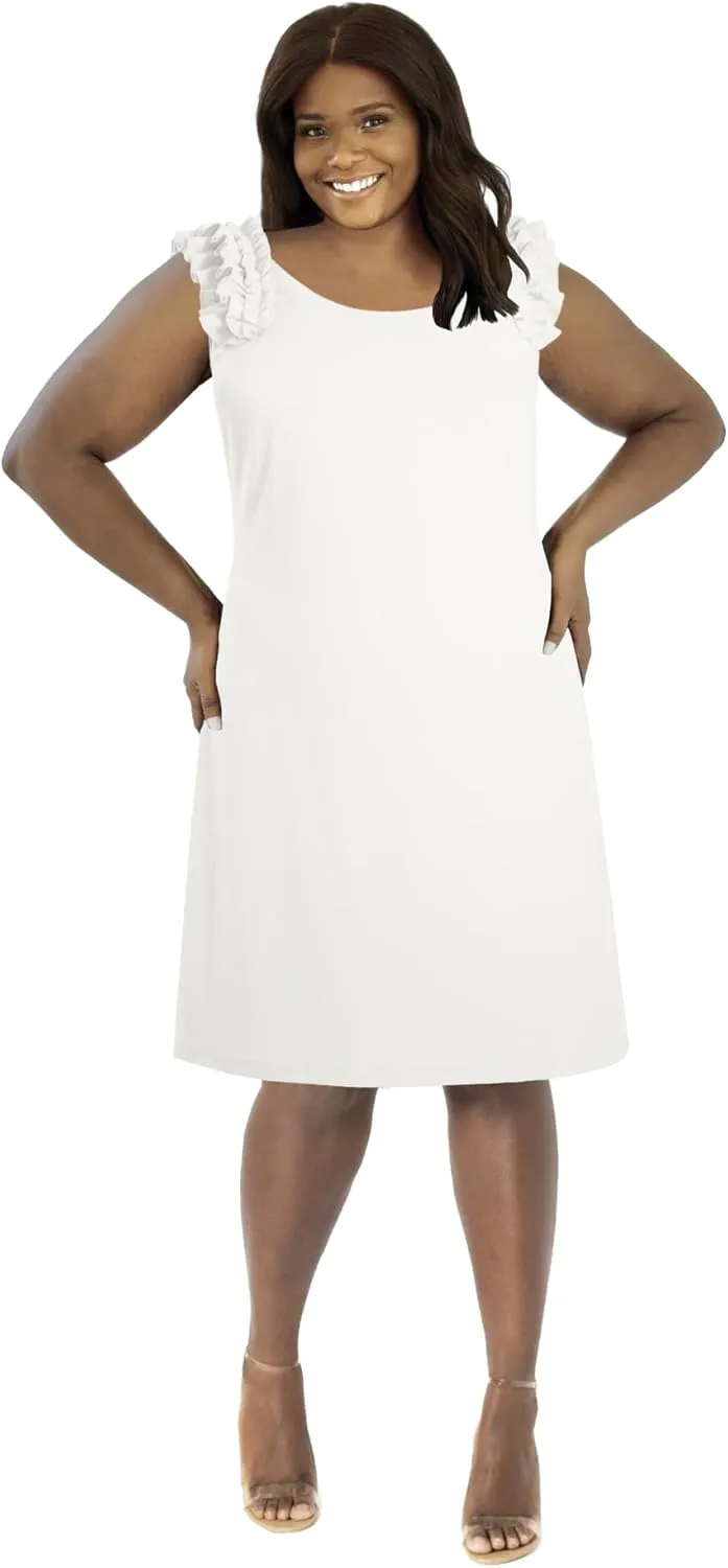 Jessica London Women's Plus Size Misses Size Sleeveless Midi Dress