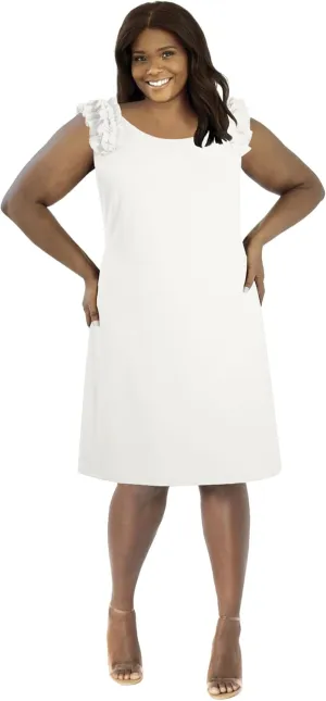 Jessica London Women's Plus Size Misses Size Sleeveless Midi Dress