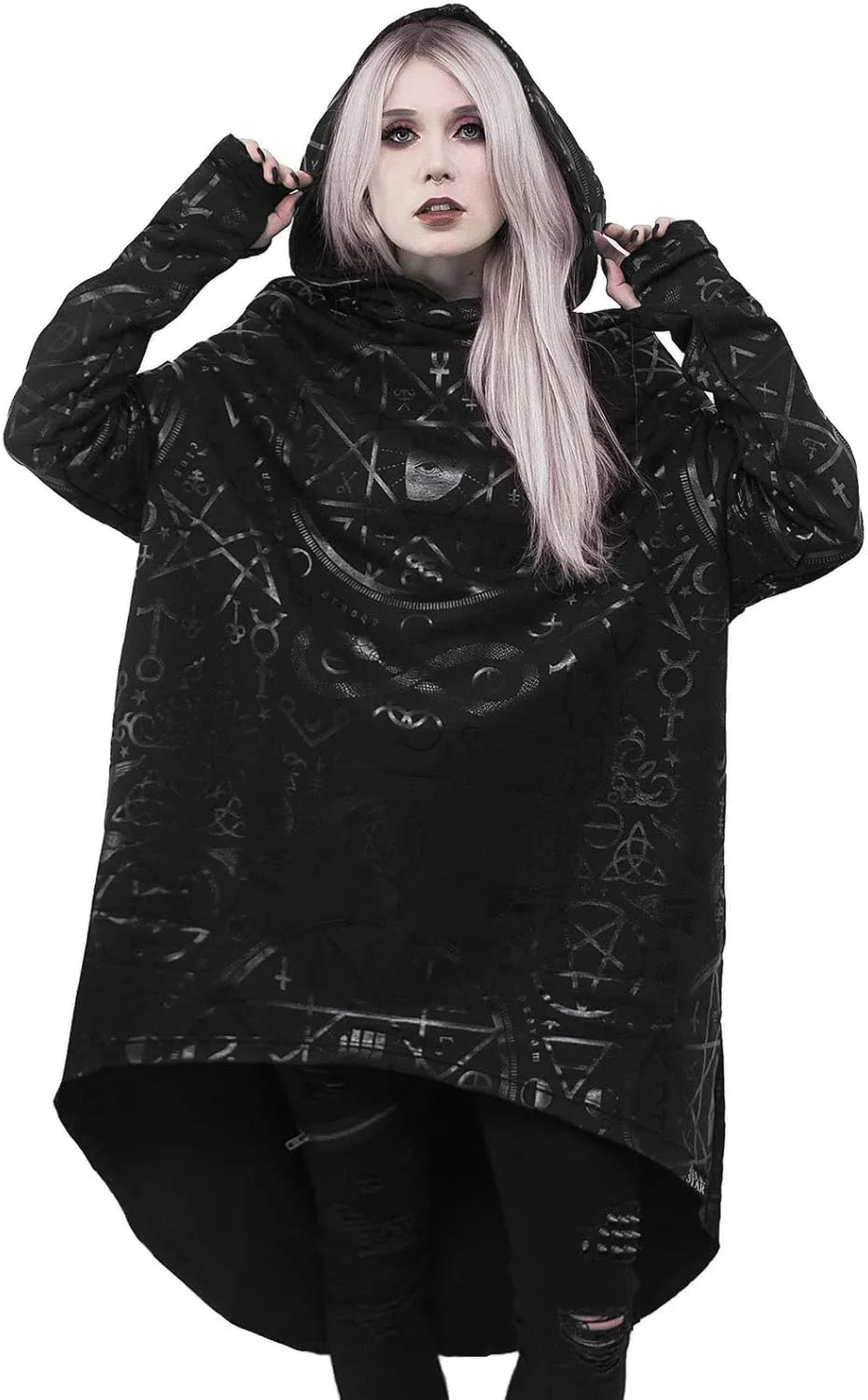 Killstar Cult Ritual Giant Oversized Unisex Gothic Witchy Hoodie