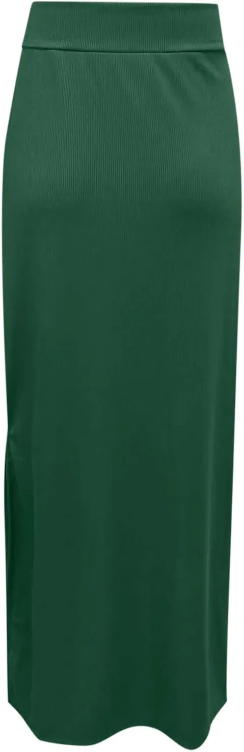 Ladies Skorts Skirt for Women Ribbed Wrap Slit Pencil Criss Cross Basic Maxi Long Skorts 2025 Regular Fit