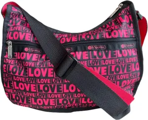 LeSportsac Only Love Classic Hobo Crossbody Bag   Cosmetic Bag, style 7520/color F909