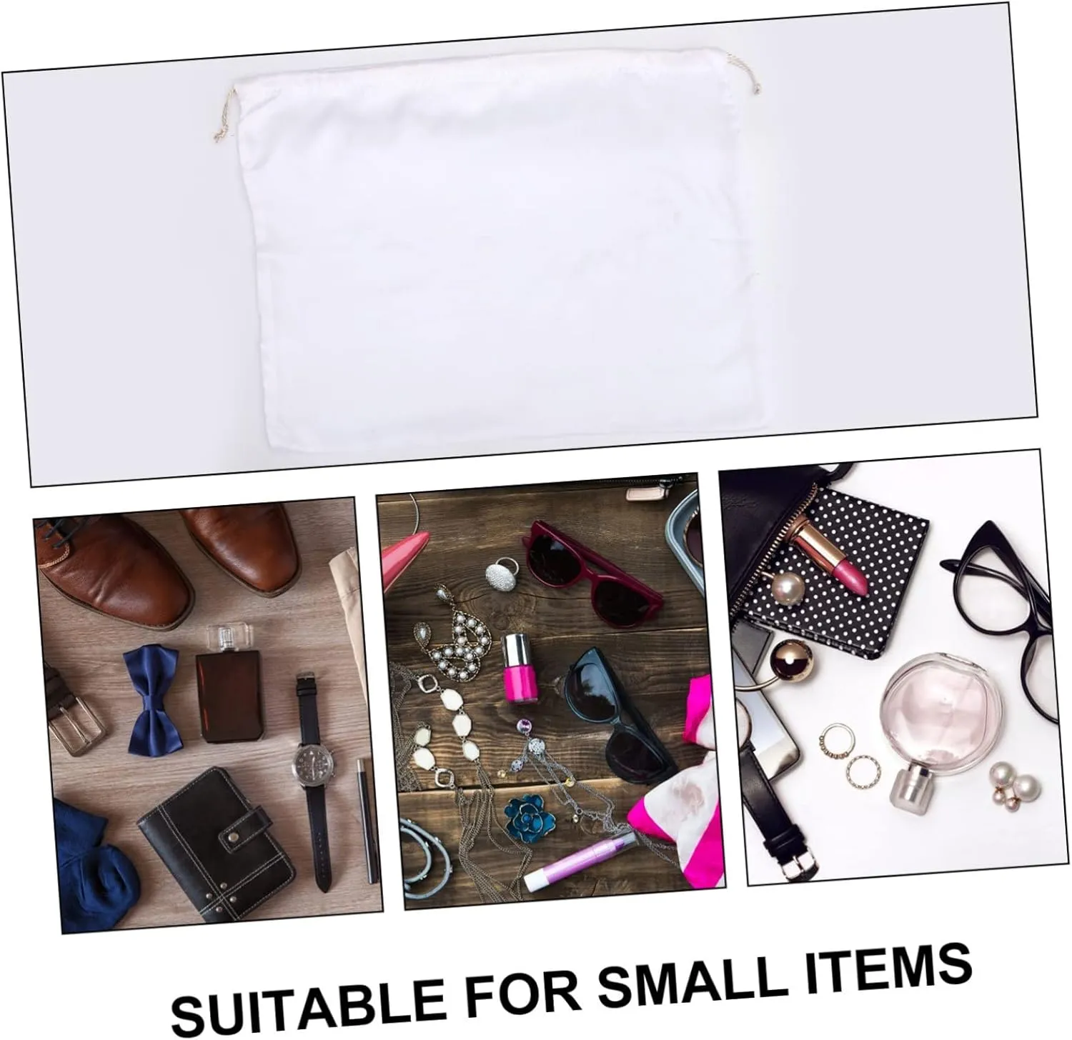 LIFKOME 2pcs Drawstring Household Bag Set Large Volume Dustproof Bag for Bedding Blankets Dolls and Easy to Fold