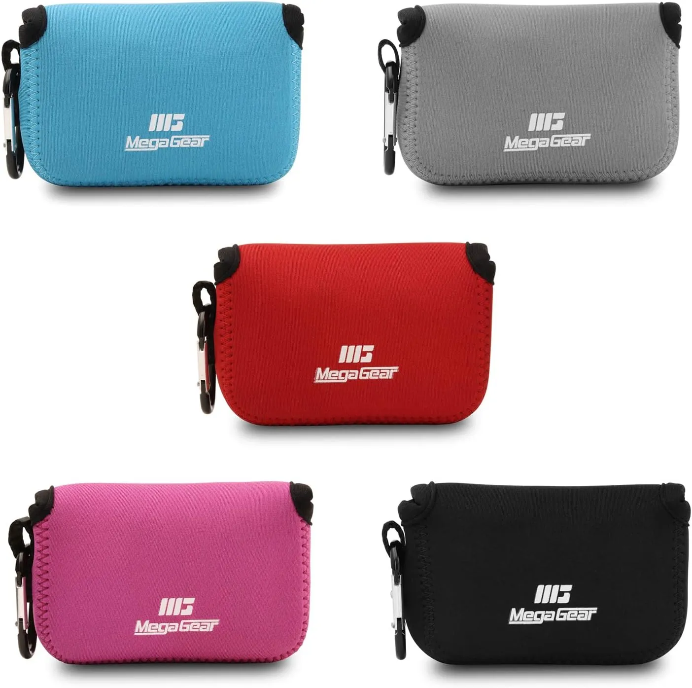 MegaGear Leica C Typ 112 Ultra Light Neoprene Camera Case, With Carabiner - Black - MG1289