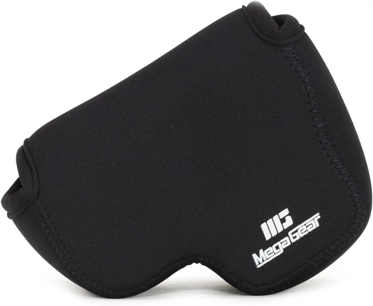 MegaGear Nikon Coolpix L840 Ultra Light Neoprene Camera Case, With Carabiner - Black - MG809