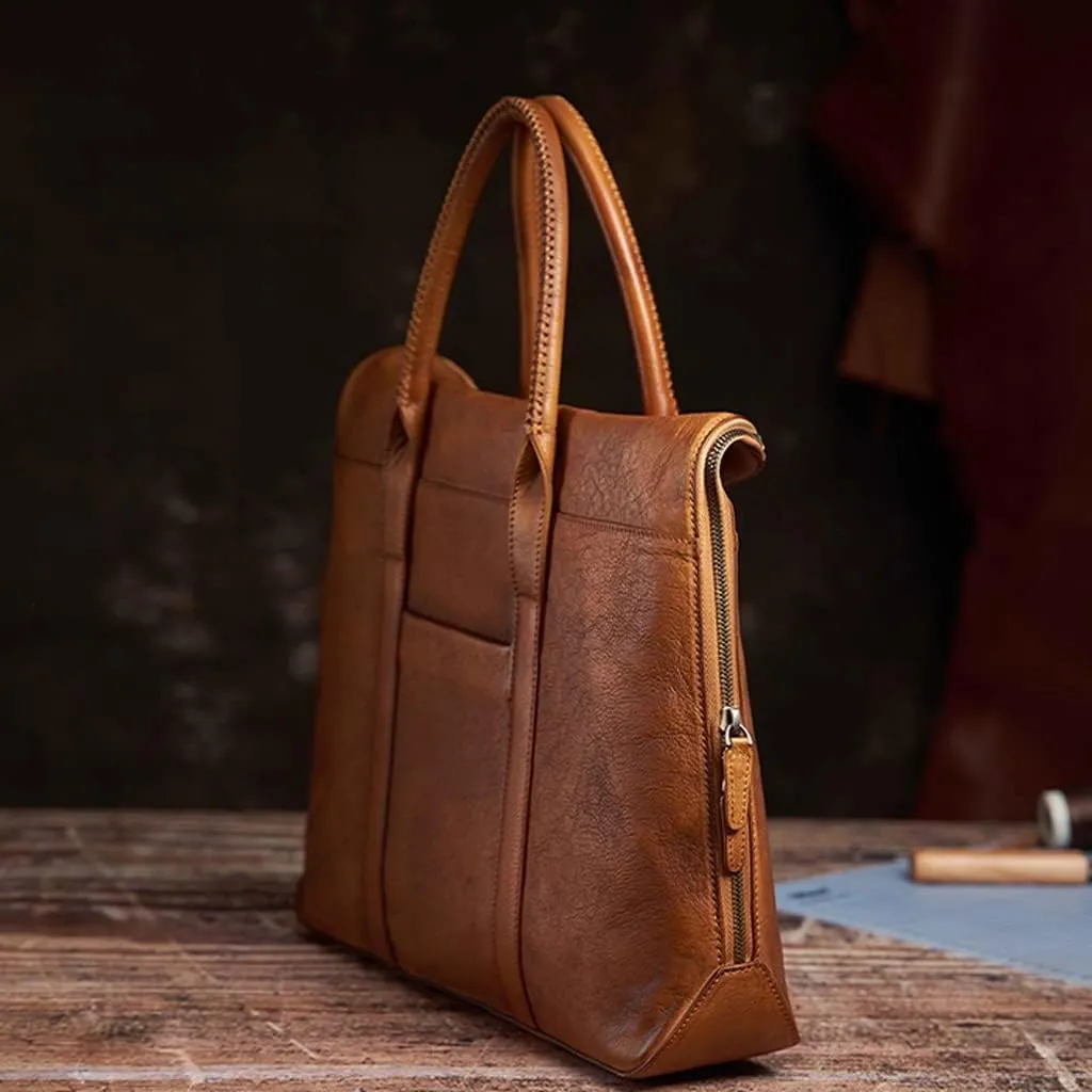 Men's Handbag Briefcase Men's Shoulder Business 15 Inch Laptop Office Bag