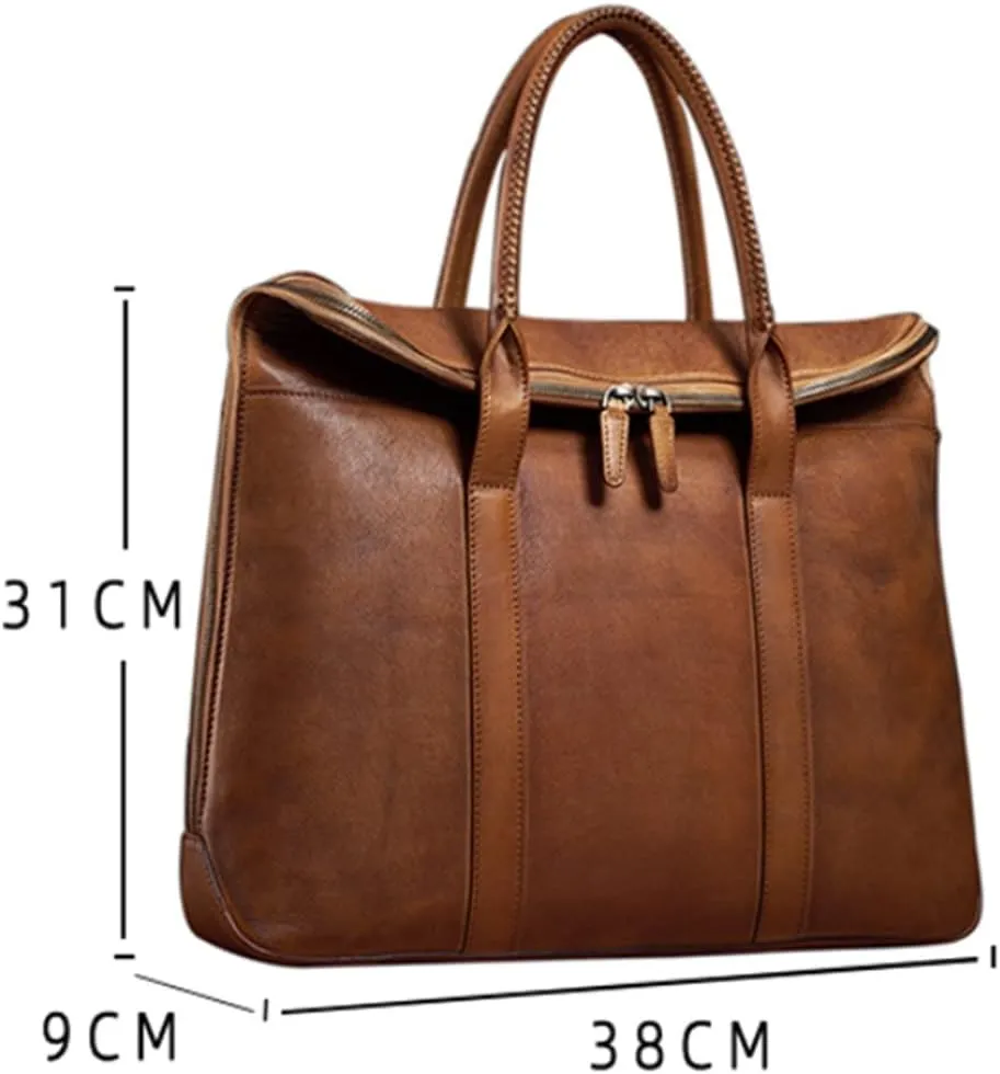 Men's Handbag Briefcase Men's Shoulder Business 15 Inch Laptop Office Bag