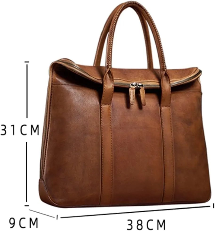 Men's Handbag Briefcase Men's Shoulder Business 15 Inch Laptop Office Bag