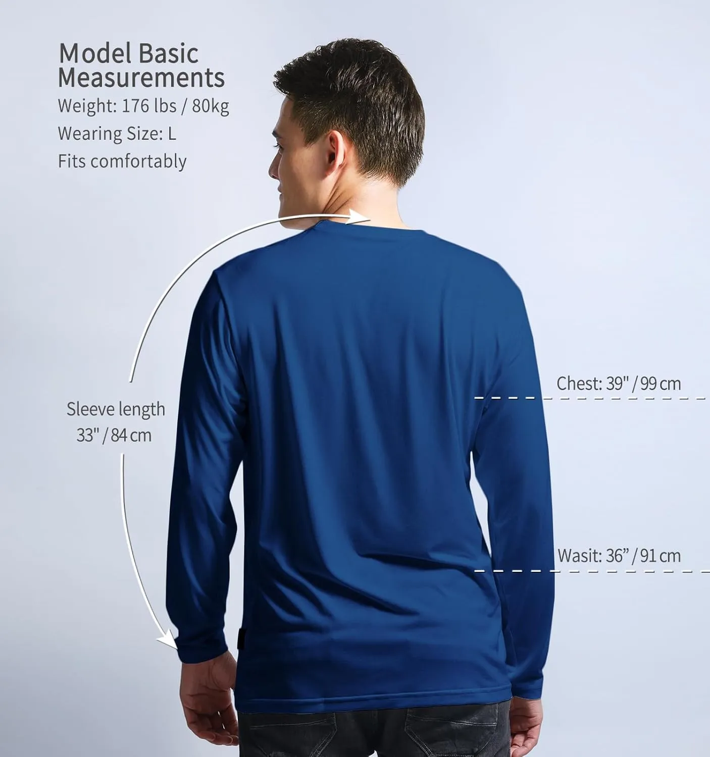 Men's Stay Fresh, Breathable, Quick-Dry UPF UV Sun Protection Zip Long Sleeve Pullover Shirt for Running, Hiking
