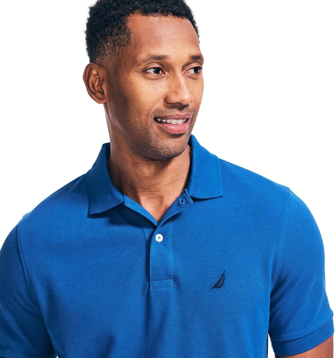 Nautica Men's Classic Fit Short Sleeve Solid Deck Polo Shirt