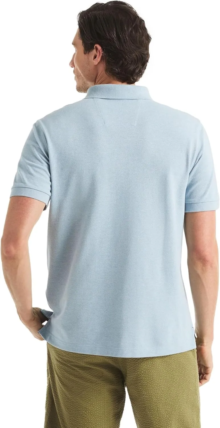 Nautica Men's Classic Fit Short Sleeve Solid Deck Polo Shirt