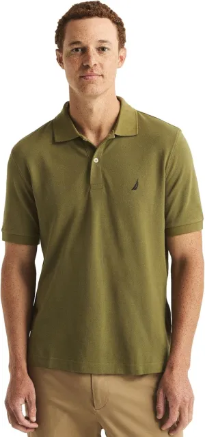 Nautica Men's Classic Fit Short Sleeve Solid Deck Polo Shirt