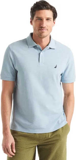 Nautica Men's Classic Fit Short Sleeve Solid Deck Polo Shirt